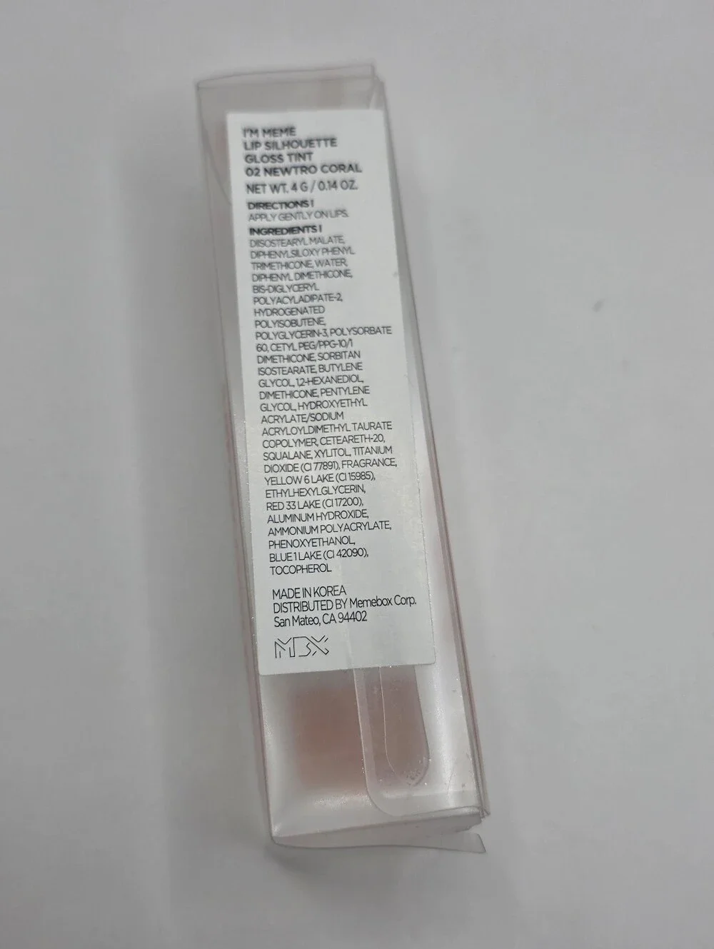Meme Lip Silhouette Gloss Tint